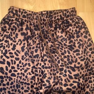 Leopard Print Jogger Pants